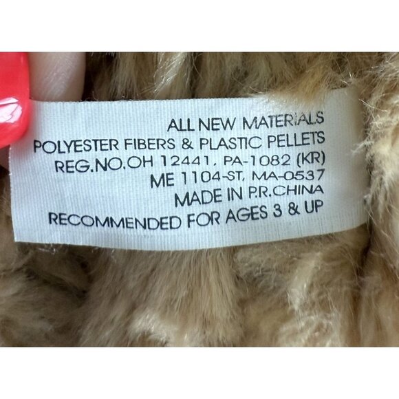 Windsor Collection Plush Dog W/Scarf 24" Sears Exclusive Beige Stuffed Animal - Picture 7 of 7